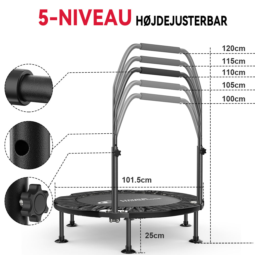 40-Tommer Sammenklappelig Trampolin