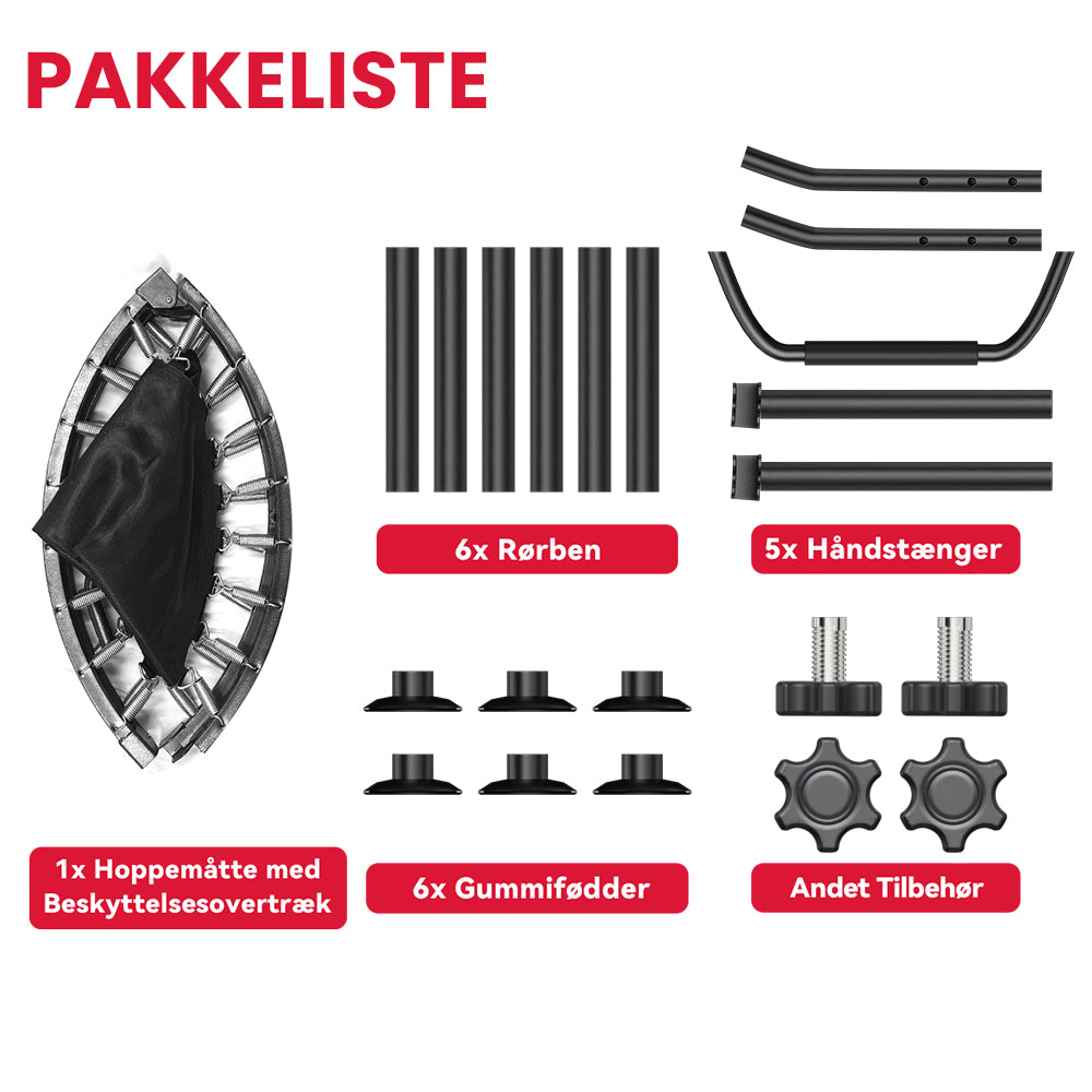 40-Tommer Sammenklappelig Trampolin