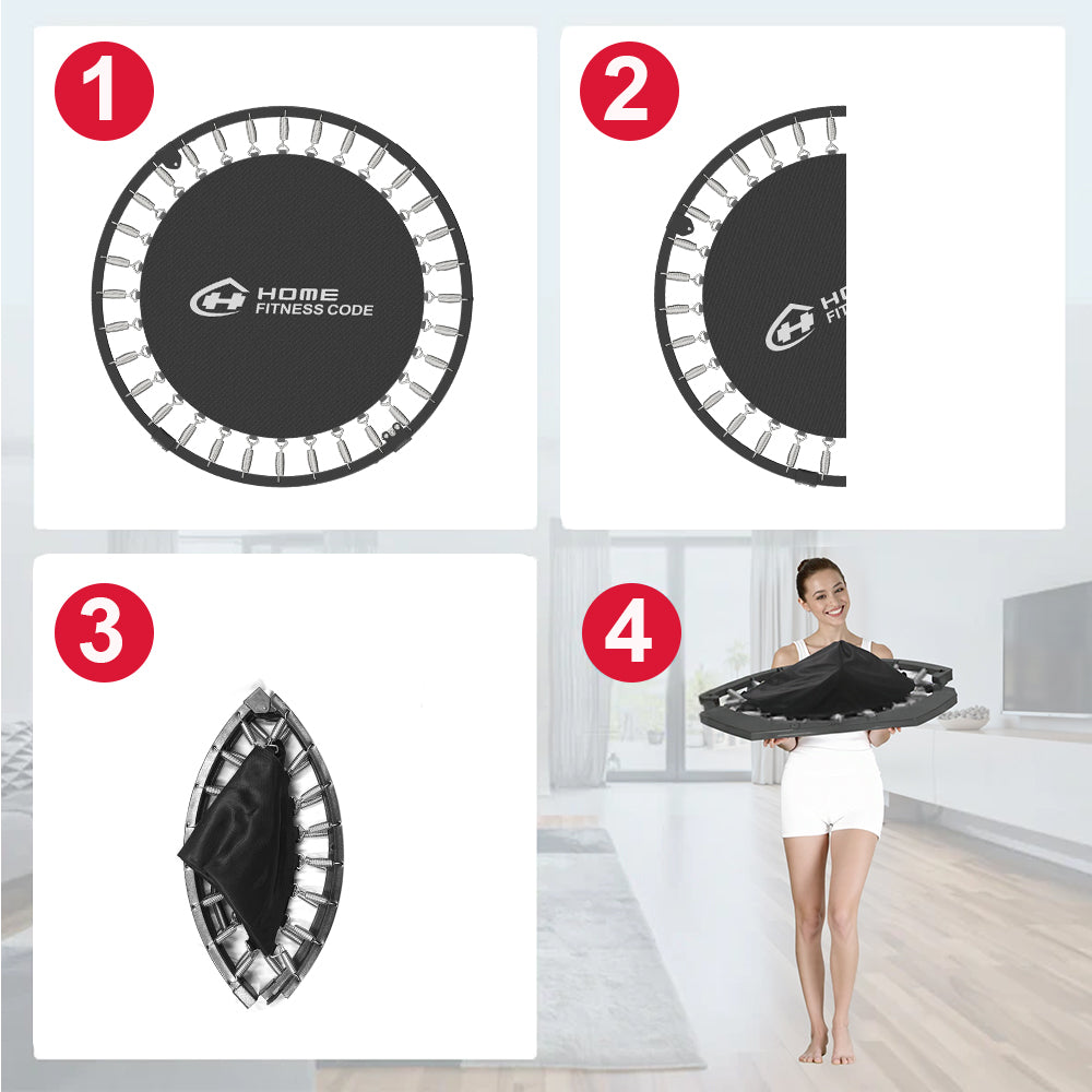 40-Tommer Sammenklappelig Trampolin