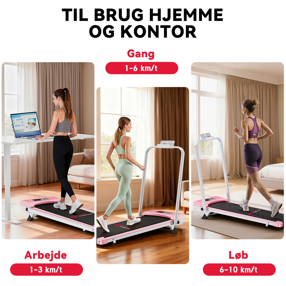 Løbebånd C1, Hastighed 1-10 km/t, 5% Manuel Hældning