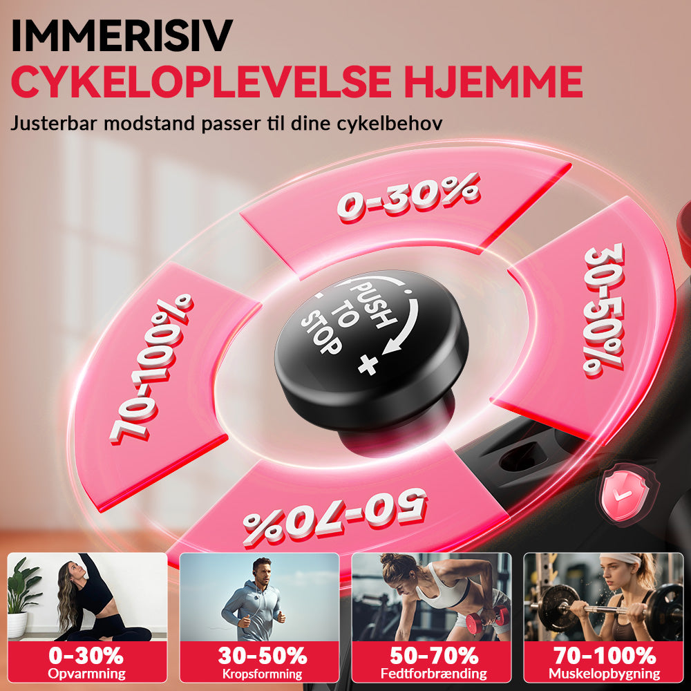 Stationær Motionscykel (2025 Ny Version)