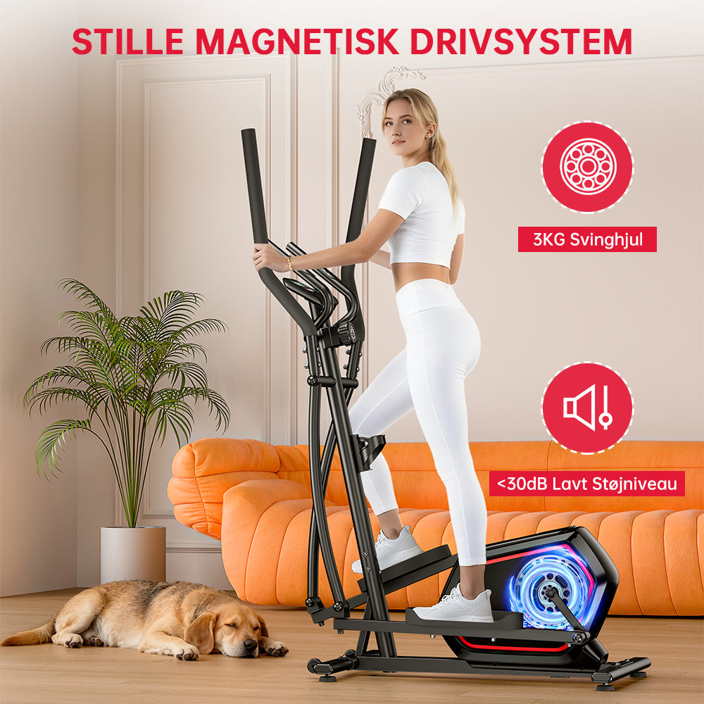 Elliptisk Maskine E200, 16-Niveauers Magnetisk Modstand