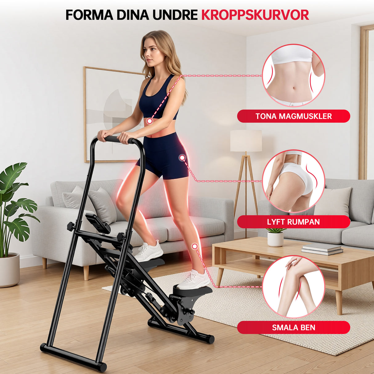 Sammenklappelig Lodret Trappemaskine