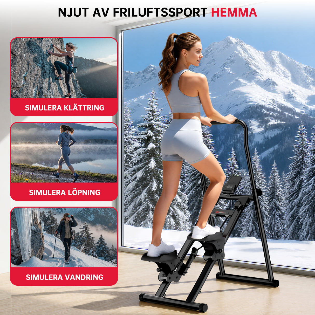 Sammenklappelig Lodret Trappemaskine