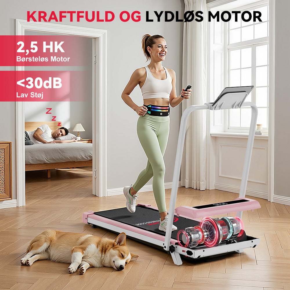 Løbebånd Z3 med Børsteløs Motor, Hastighed 1-6 km/t, 5% Manuel Hældning