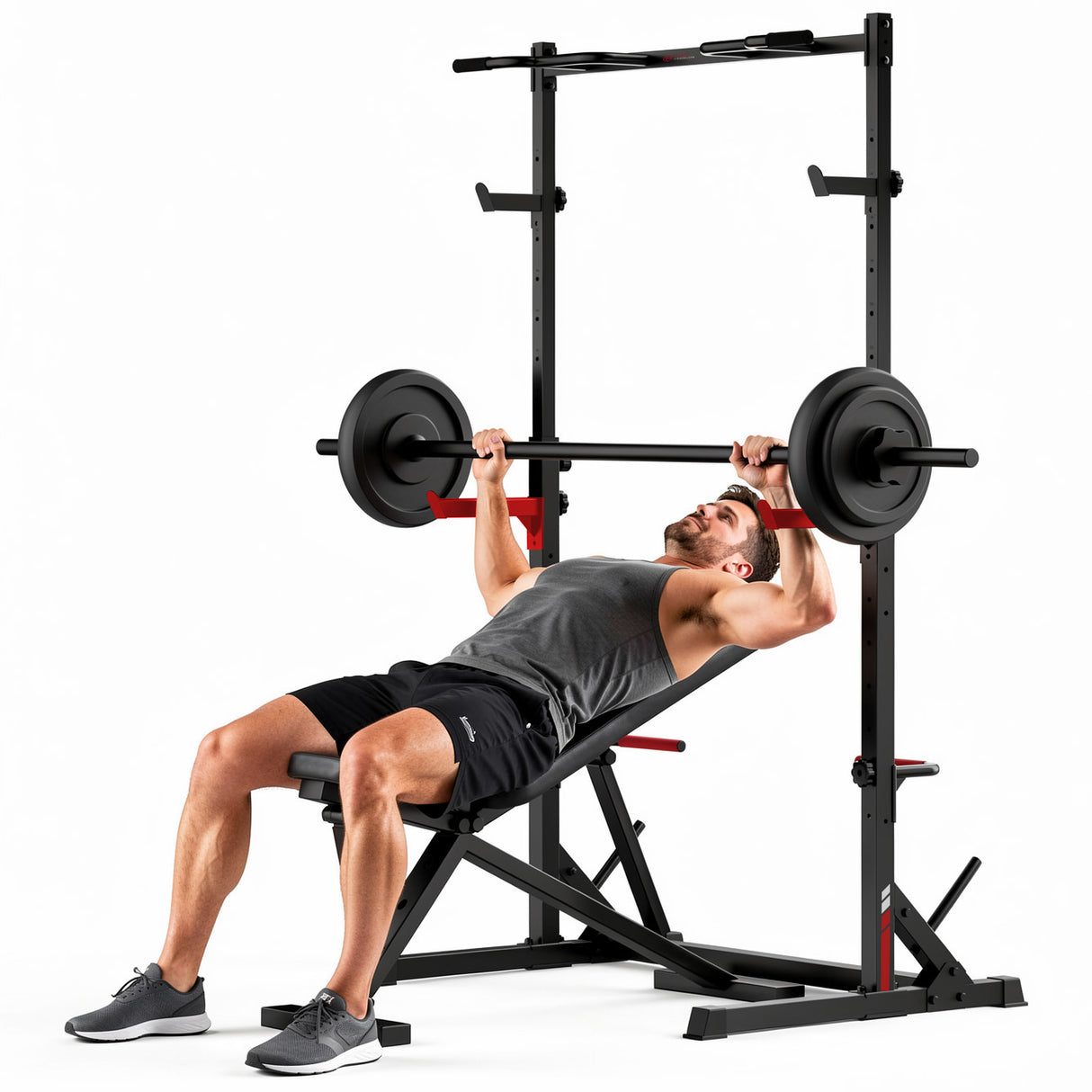 Squat Half-Rack med Pull-Up-Stang