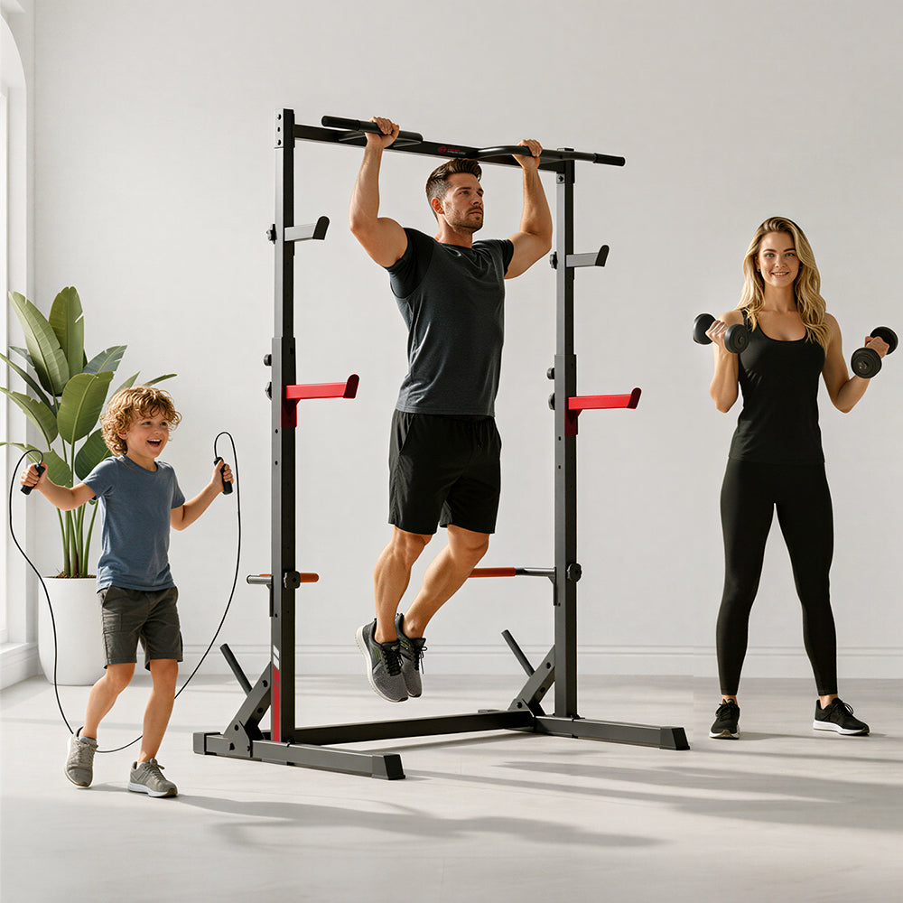 Squat Half-Rack med Pull-Up-Stang