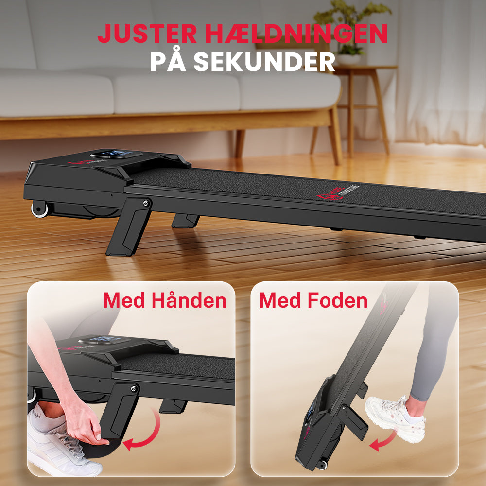 Løbebånd T7, Hastighed 1-6 km/t, 5% Manuel Hældning