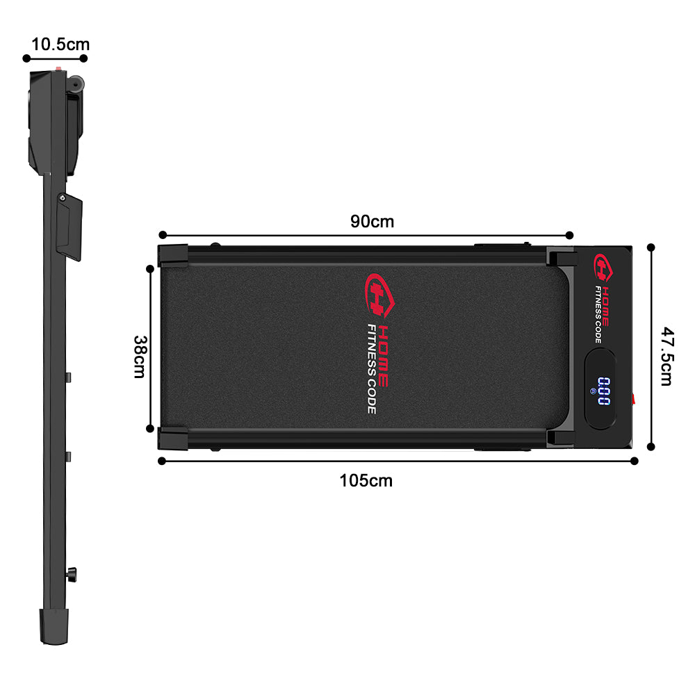 Løbebånd T7, Hastighed 1-6 km/t, 5% Manuel Hældning