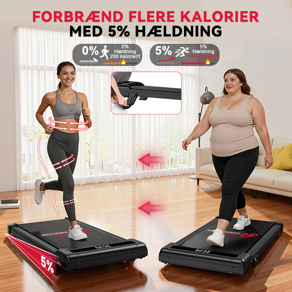 Løbebånd Z3 med Børsteløs Motor, Hastighed 1-6 km/t, 5% Manuel Hældning