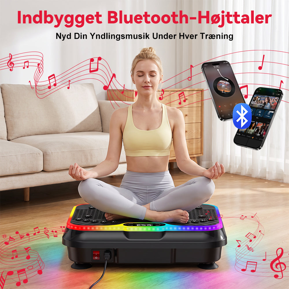 Fitness Vibrationsplade F1, 250 Intensitetsniveauer