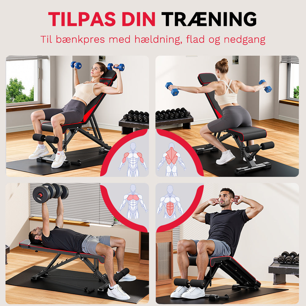 Sammenklappelig Træningsbænk