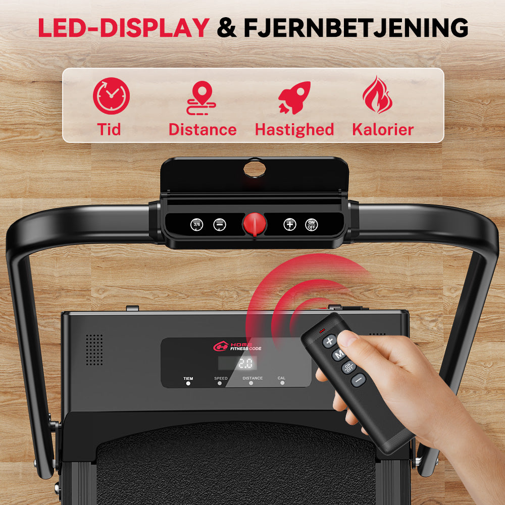 Løbebånd C1, Hastighed 1-10 km/t, 5% Manuel Hældning