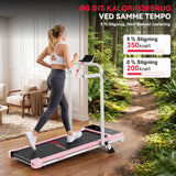 Foldbare Løbebånd Q2 Pro med 5% Manuel Hældning, hastighed 1–10 km/t (Ny Version)