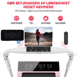 Foldbare Løbebånd Q2 Pro med 5% Manuel Hældning, hastighed 1–10 km/t (Ny Version)