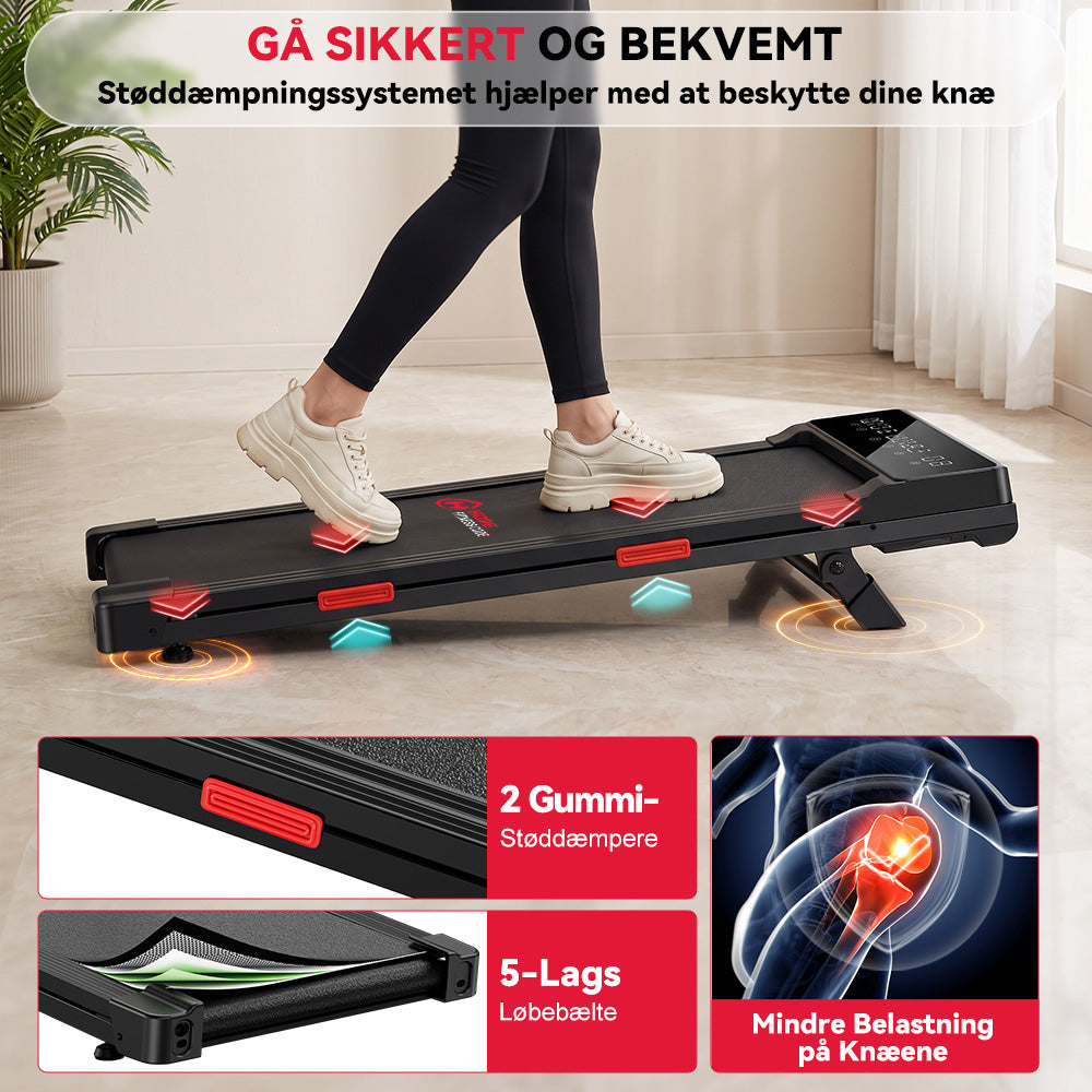 Løbebånd Q2 Pro med 5% Manuel Hældning, hastighed 1–10 km/t (Ny Version)