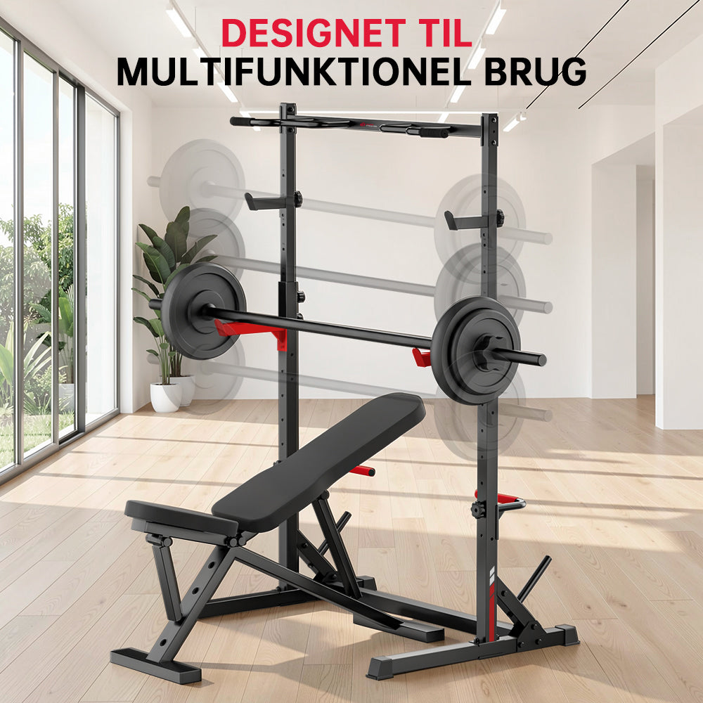 Squat Half-Rack med Pull-Up-Stang