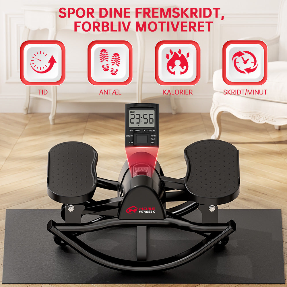 U-Formede Stepmaskiner med Modstandsbånd og Skridsikker Måtte