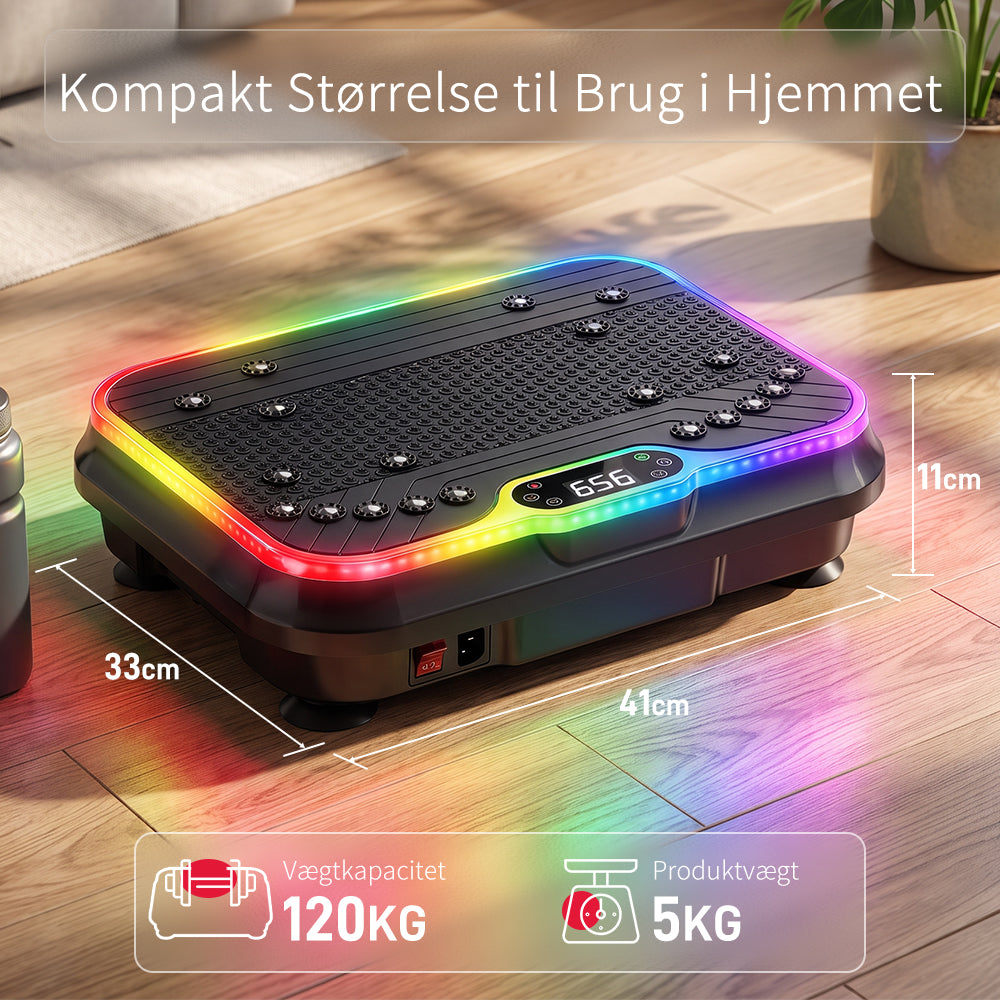 Fitness Vibrationsplade F1, 250 Intensitetsniveauer