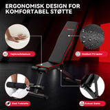 Sammenklappelig Træningsbænk B1, Justerbart Ryglæn